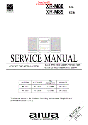 Aiwa-XRM88-cs-sm维修电路原理图.pdf