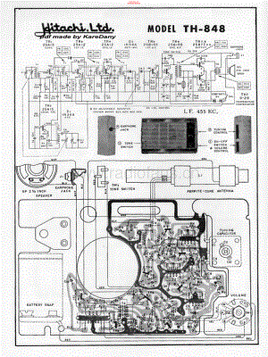 Hitachi-TH848-pr-sch 维修电路原理图.pdf