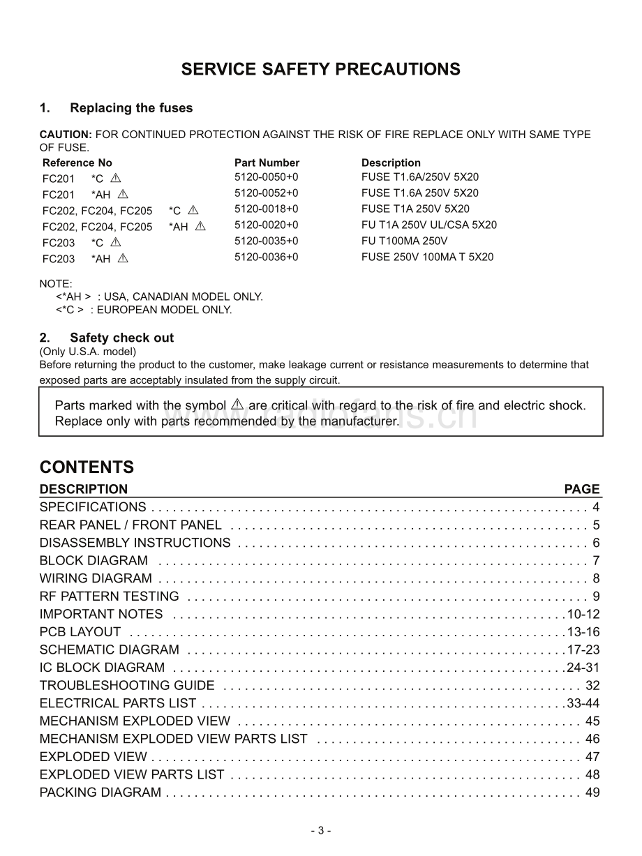 NAD-C545BEE-cd-sm 维修电路原理图.pdf_第3页