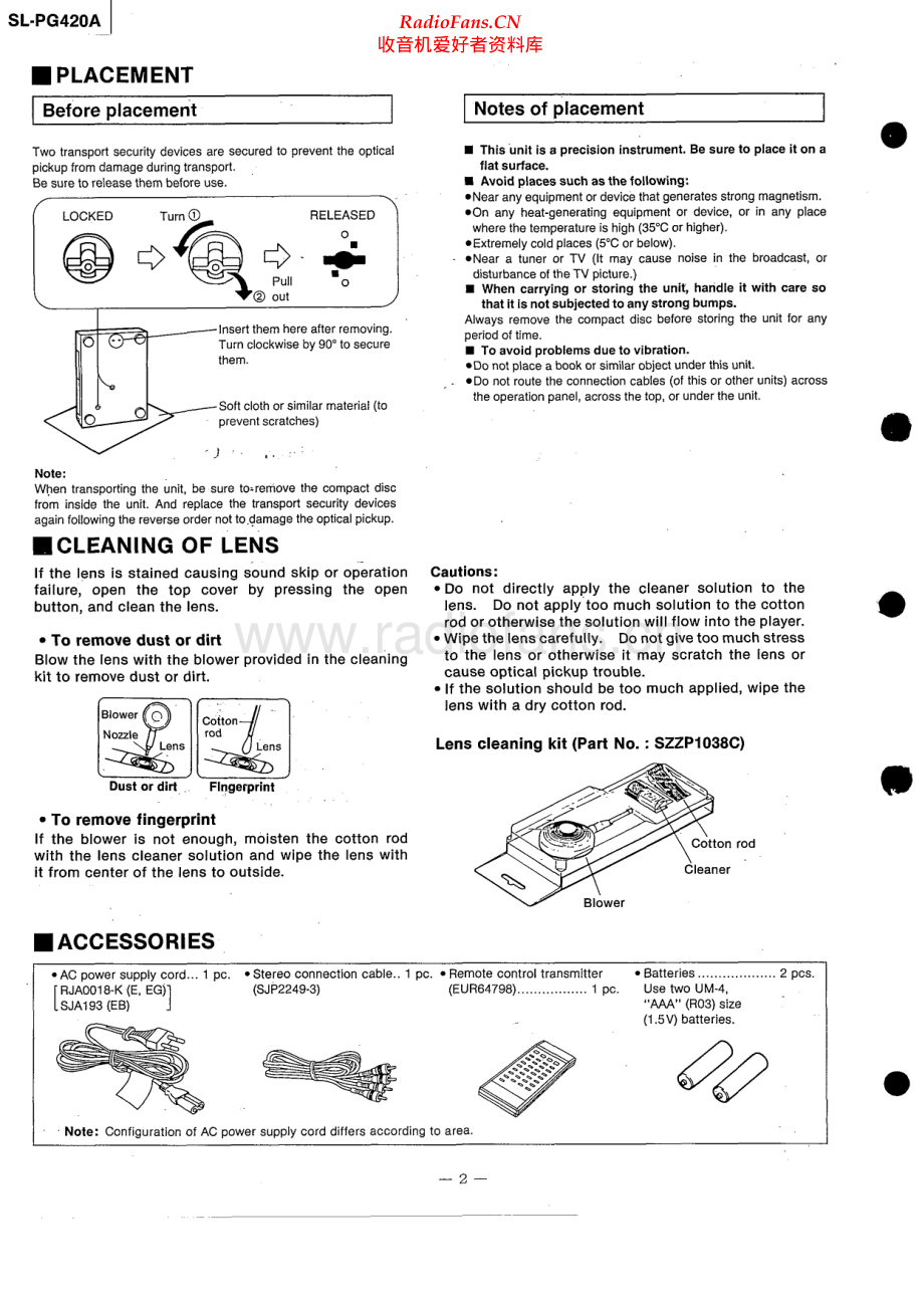 Technics-SLPG420A-cd-sm(1) 维修电路原理图.pdf_第2页