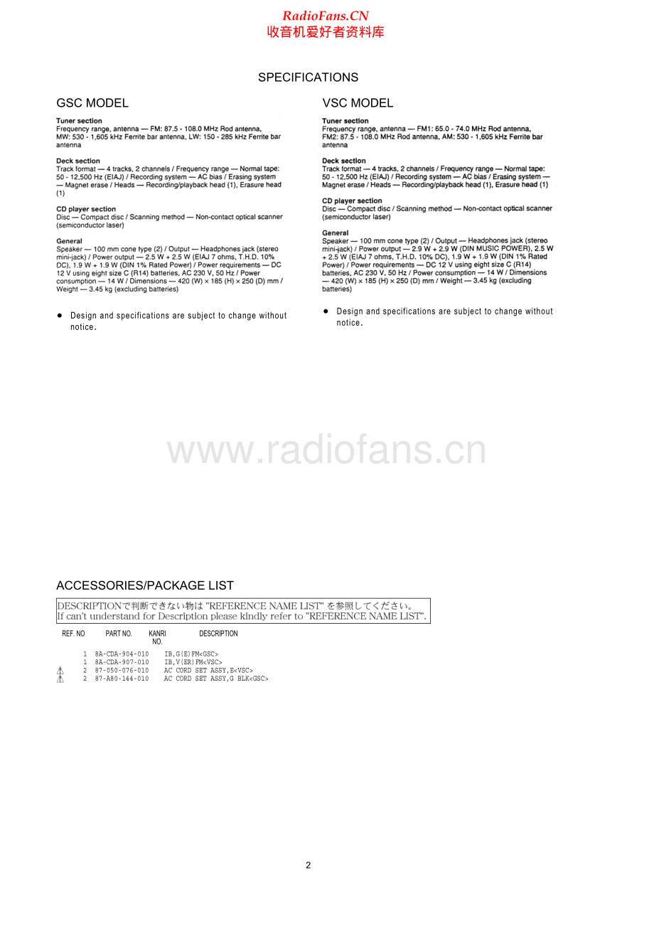 Aiwa-CSDA100-pr-smr1维修电路原理图.pdf_第2页