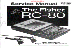 Fisher-RC80-tape-sm维修电路原理图.pdf