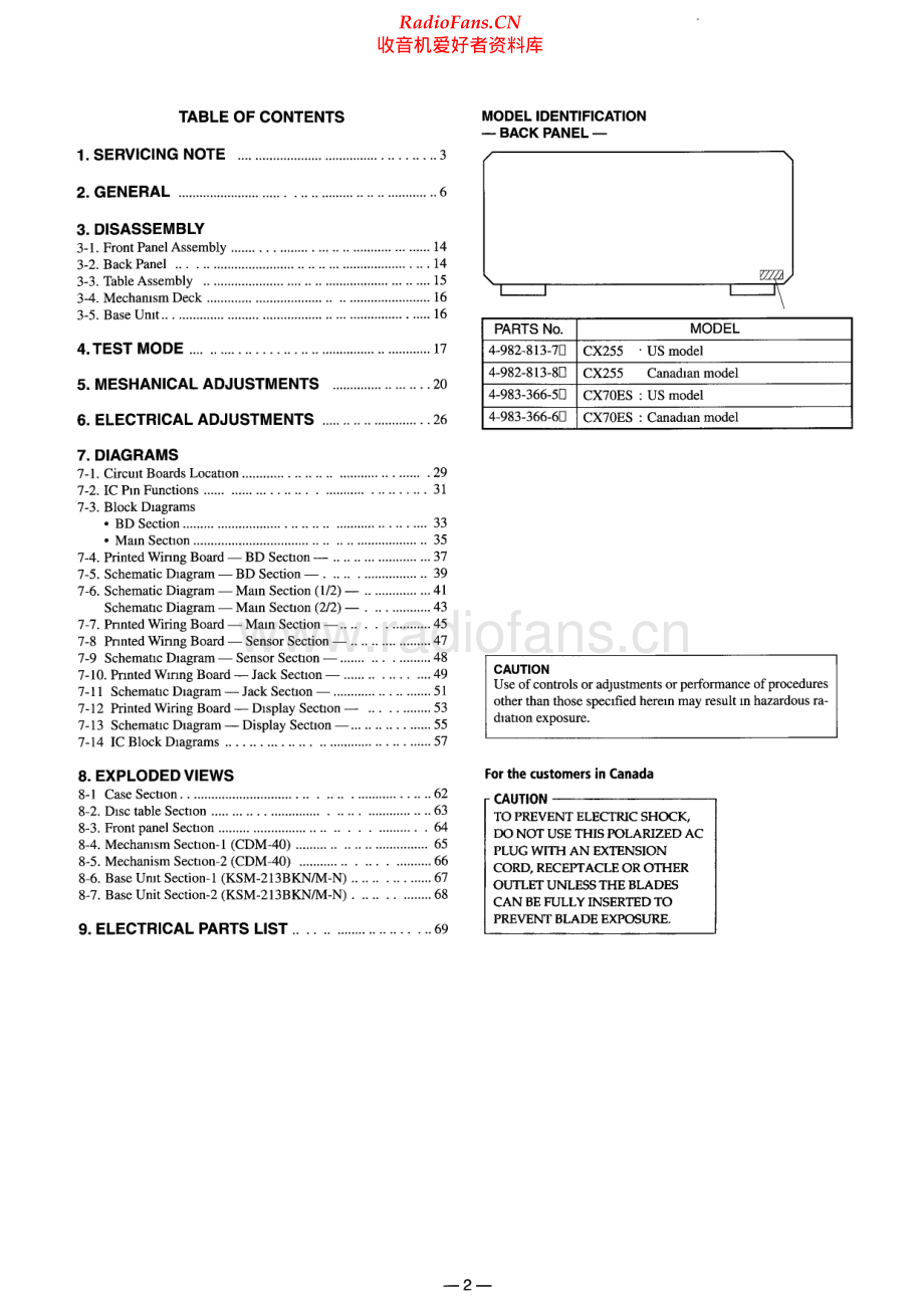 Sony-CDPCX255-cd-sm 维修电路原理图.pdf_第2页