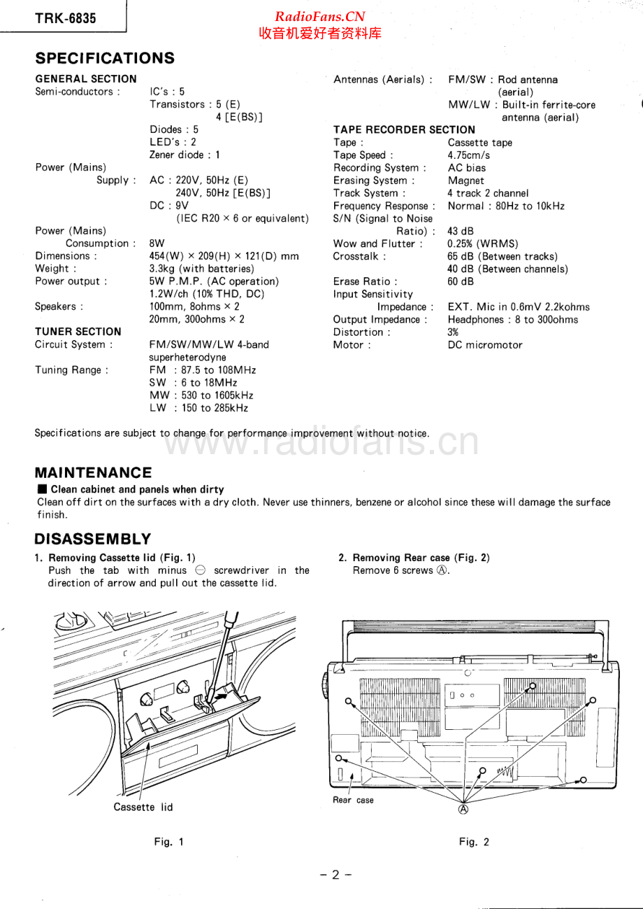 Hitachi-TRK6835-pr-sch 维修电路原理图.pdf_第2页