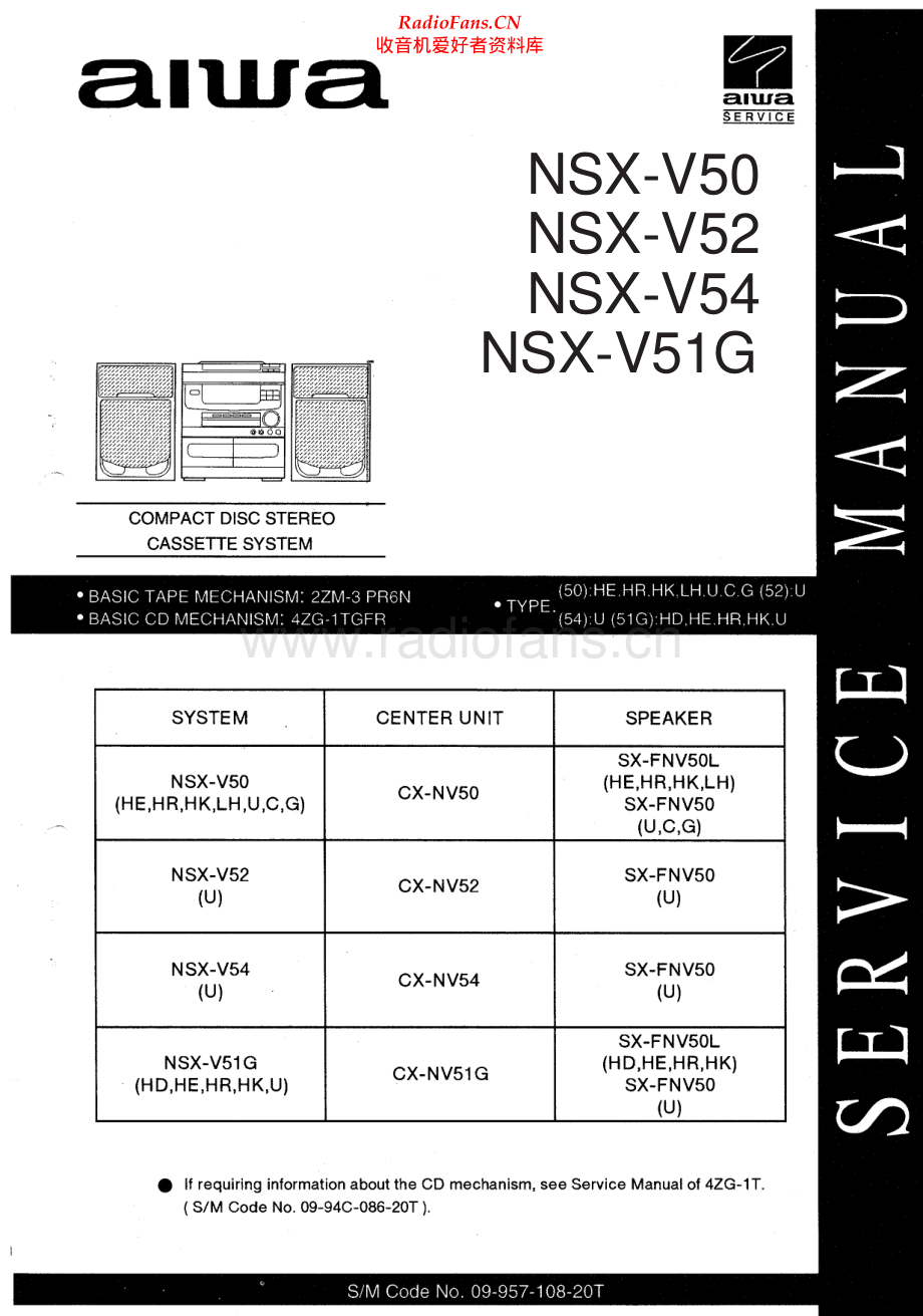 Aiwa-NSXV52-cs-sm维修电路原理图.pdf_第1页