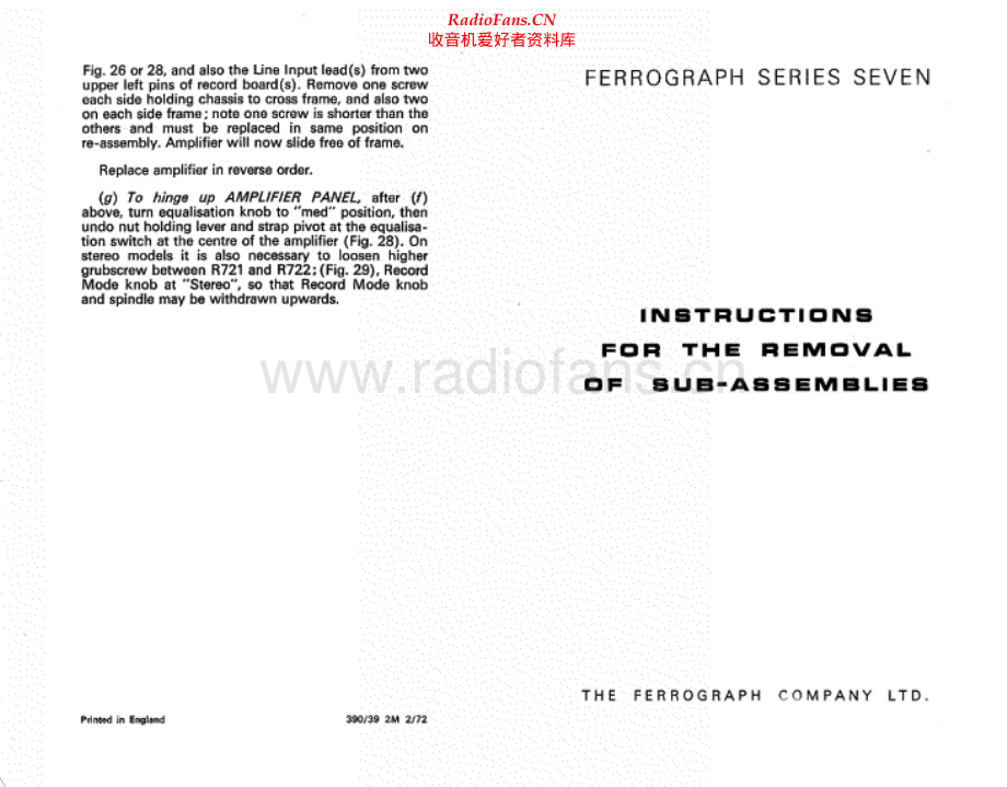 Ferguson-Ferrograph7-tape-sa维修电路原理图.pdf_第1页