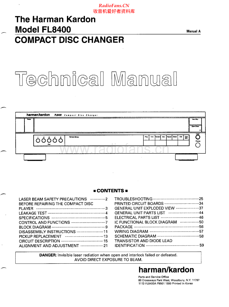 HarmanKardon-FL8400-cd-sm维修电路原理图.pdf_第1页