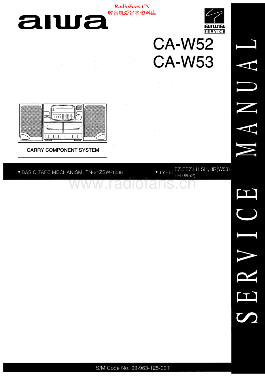 Aiwa-CAW52-cs-sm维修电路原理图.pdf_第1页