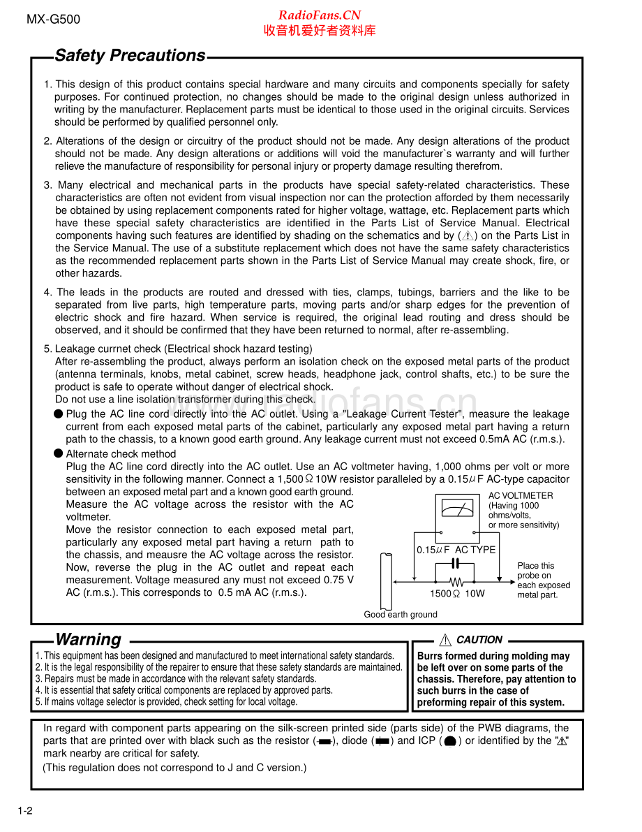 JVC-MXG500-cs-sm 维修电路原理图.pdf_第2页