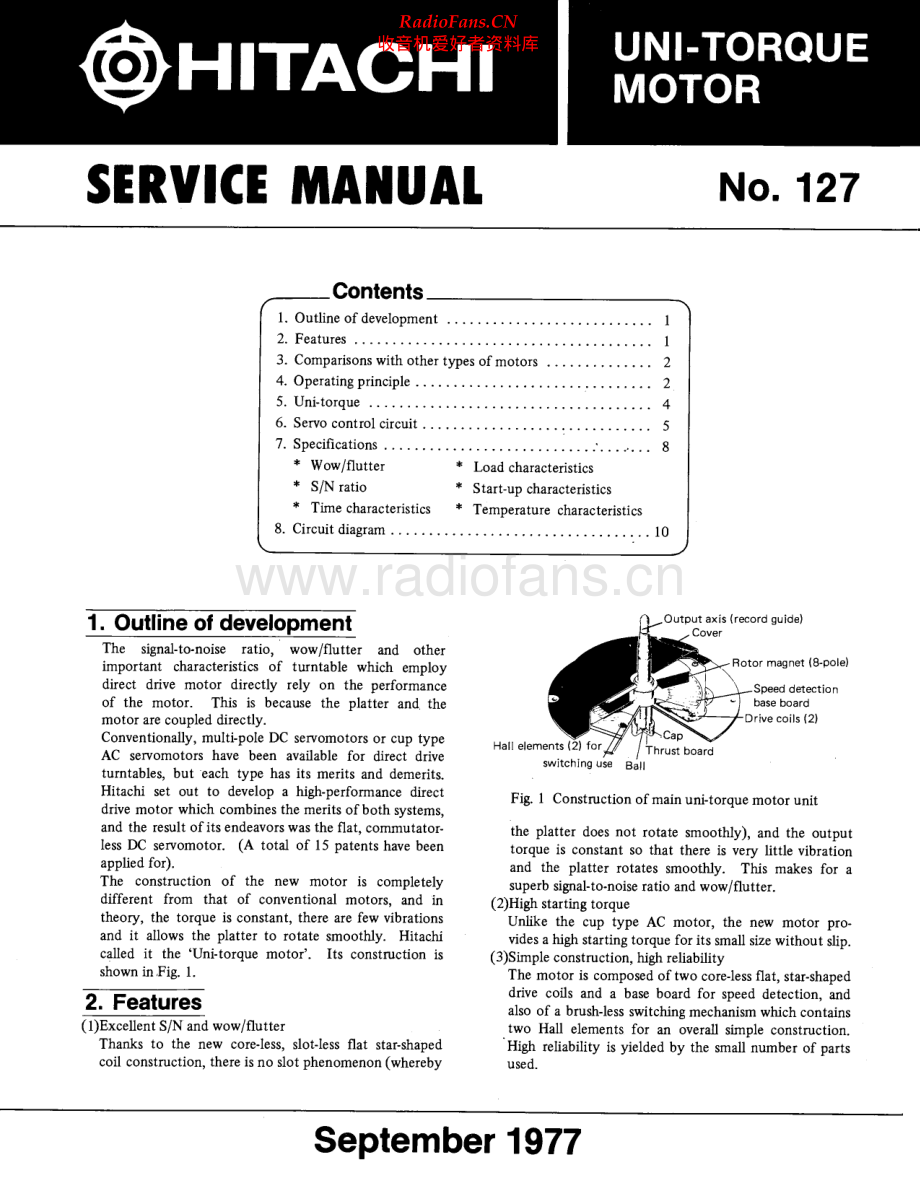 Hitachi-UniTorqueMotor-tape-sm 维修电路原理图.pdf_第1页