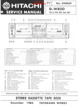 Hitachi-DW800-tape-sm 维修电路原理图.pdf