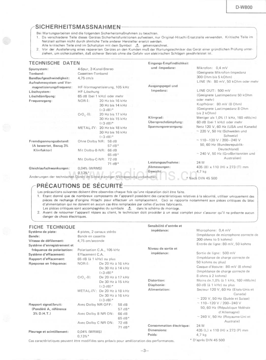 Hitachi-DW800-tape-sm 维修电路原理图.pdf_第3页