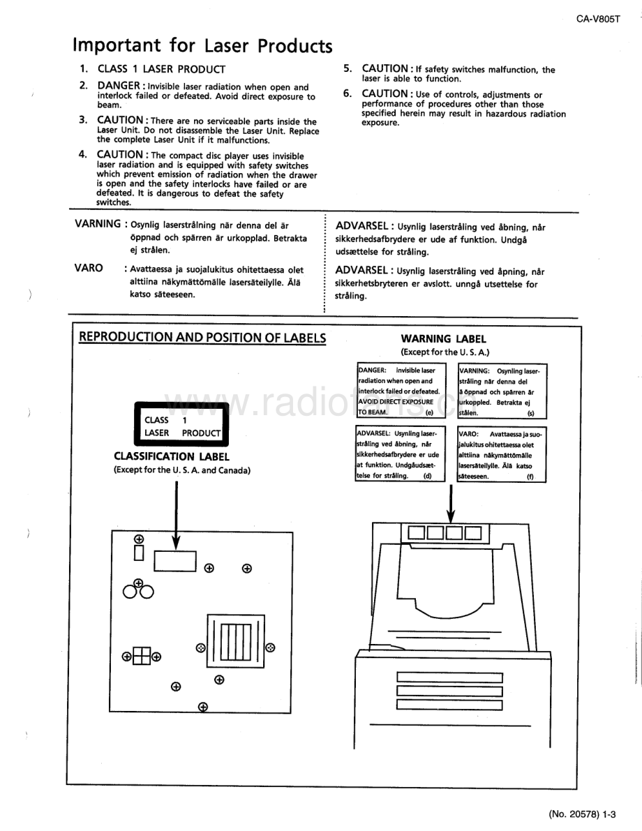 JVC-CAV805T-cs-sm 维修电路原理图.pdf_第3页