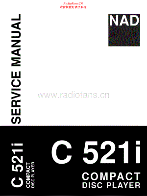 NAD-C521i-cd-sm 维修电路原理图.pdf