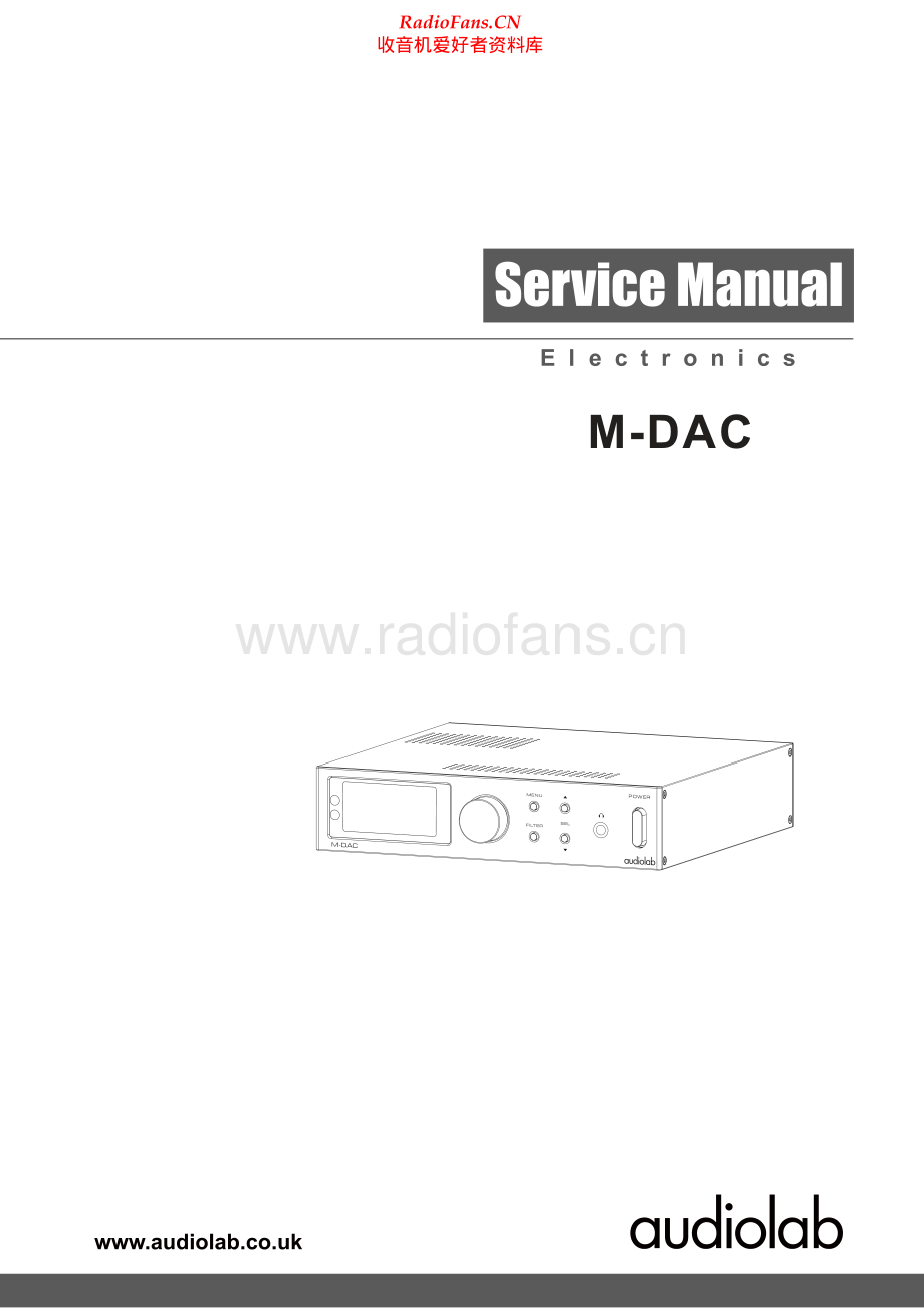 Audiolab-Mdac-dac-sm维修电路原理图.pdf_第1页