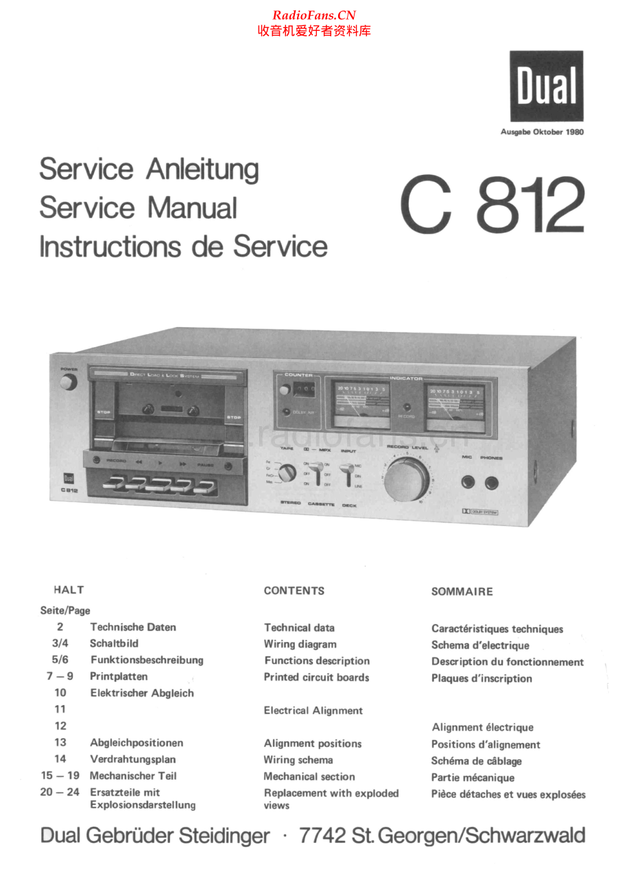 Dual-C812-tape-sm维修电路原理图.pdf_第1页