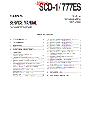 Sony-SCD1-cd-sm 维修电路原理图.pdf