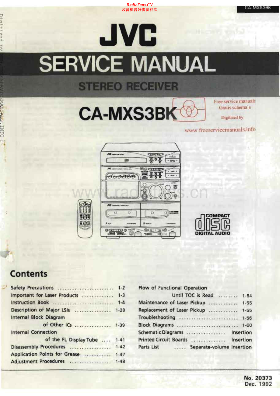 JVC-CAMXS3BK-cs-sm1 维修电路原理图.pdf_第1页