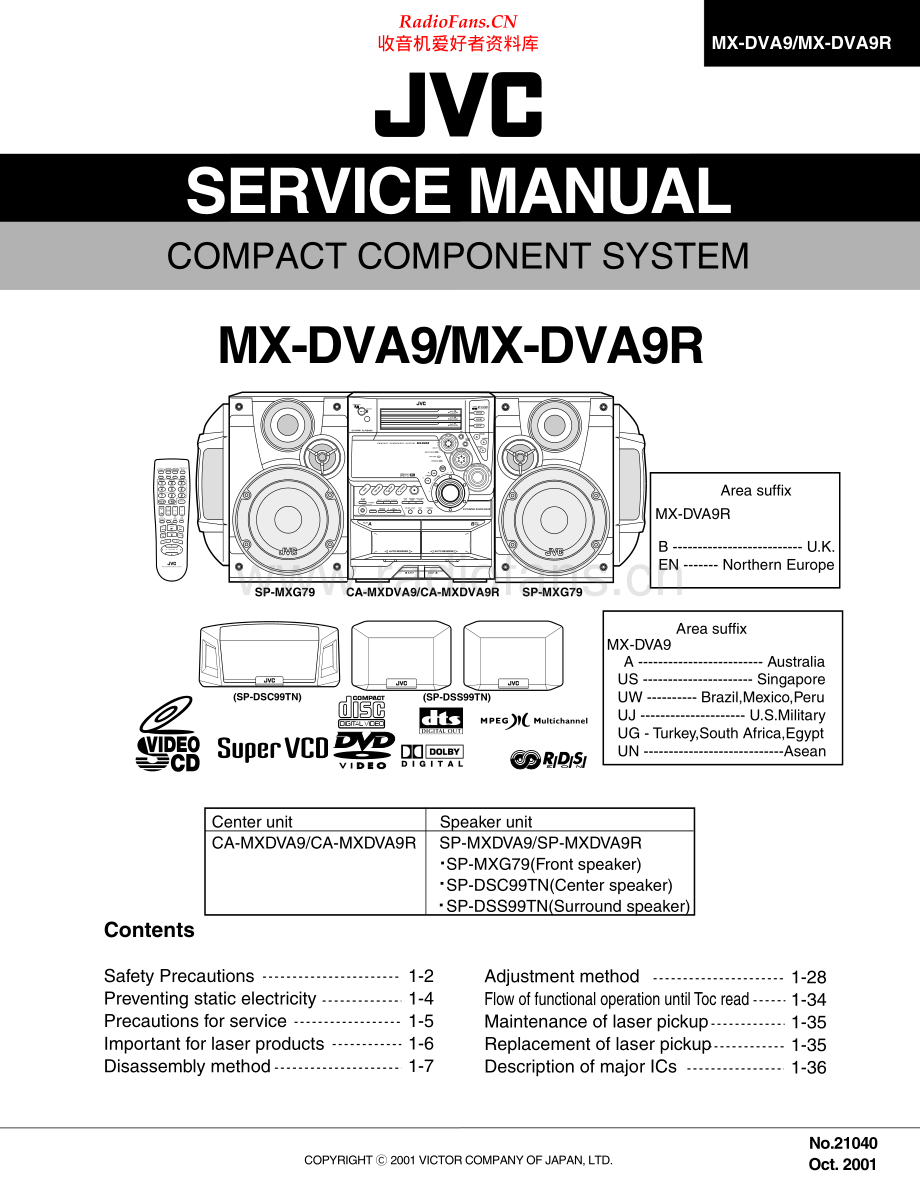 JVC-MXDVA9-cs-sm 维修电路原理图.pdf_第1页