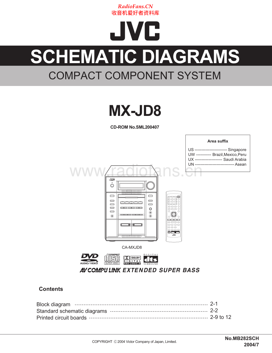 JVC-MXJD8-cs-sm 维修电路原理图.pdf_第1页