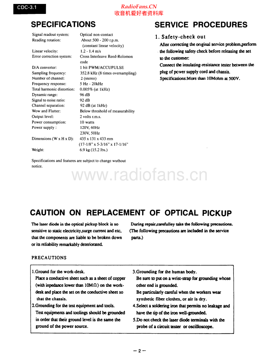 Integra-CDC3_1-cd-sm 维修电路原理图.pdf_第2页