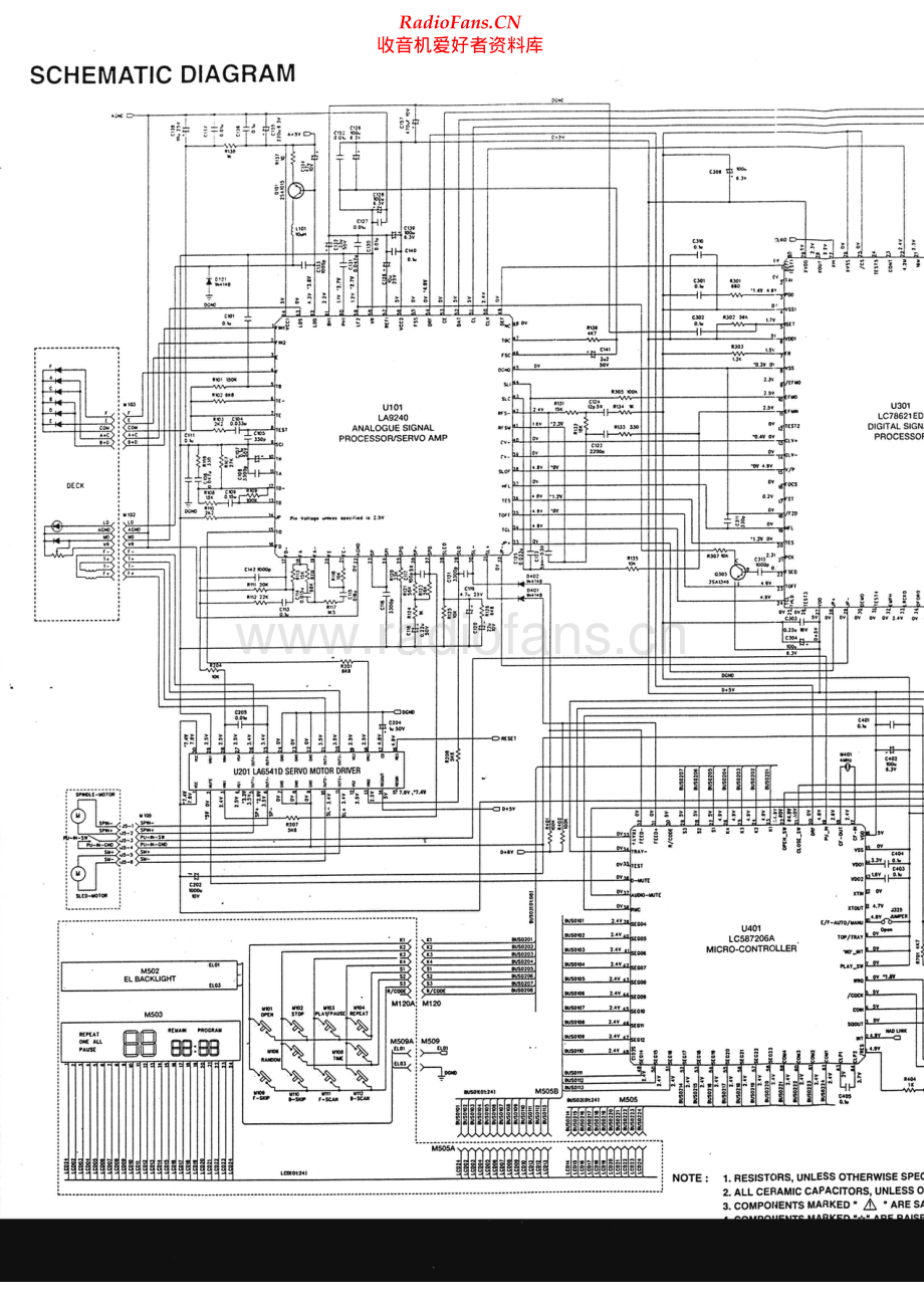 NAD-524-cd-sch 维修电路原理图.pdf_第1页