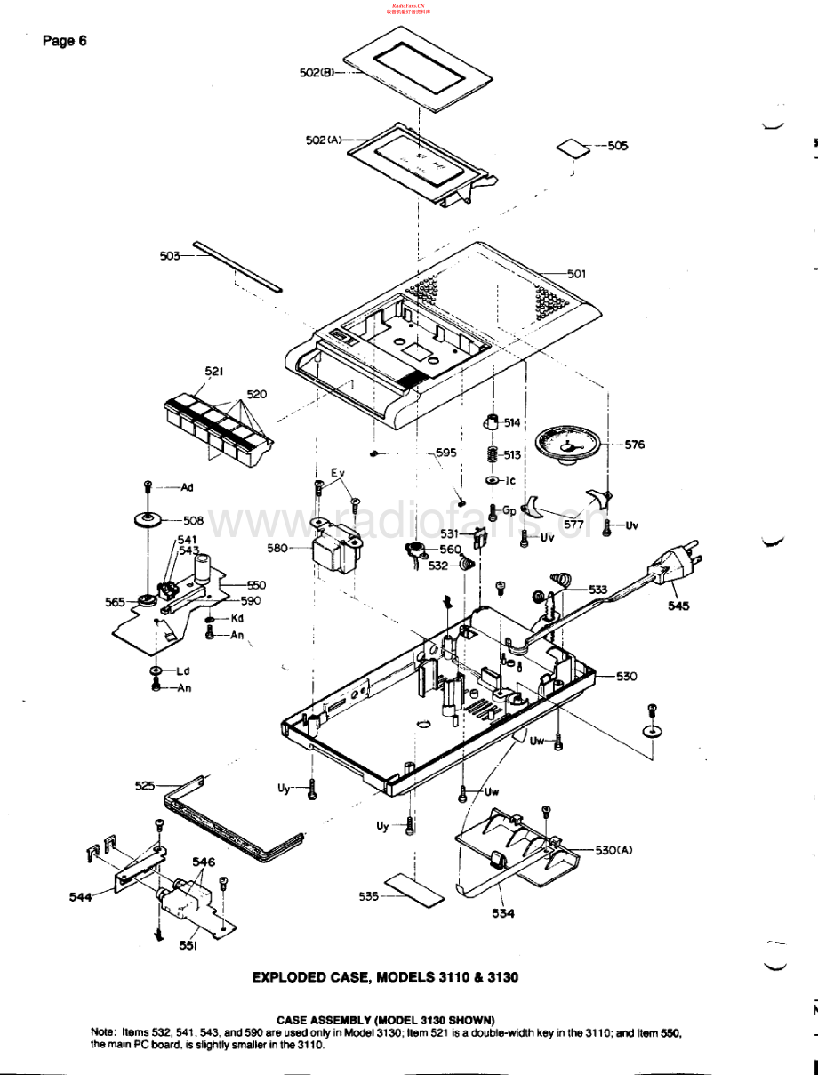 Califone-3110-tape-sm维修电路原理图.pdf_第1页