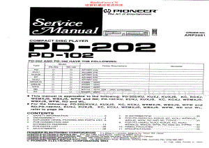 Pioneer-PD102-cd-sm 维修电路原理图.pdf