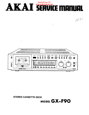 Akai-GXF90-tape-sm维修电路原理图.pdf