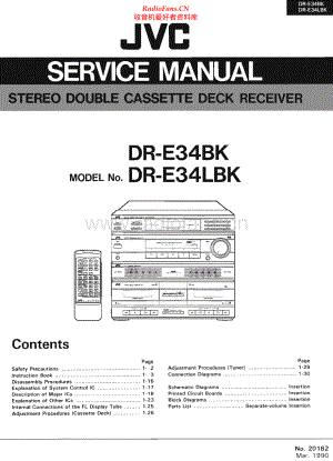 JVC-DRE34BK-cs-sm 维修电路原理图.pdf