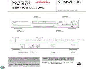 Kenwood-DV403-cd-sm 维修电路原理图.pdf