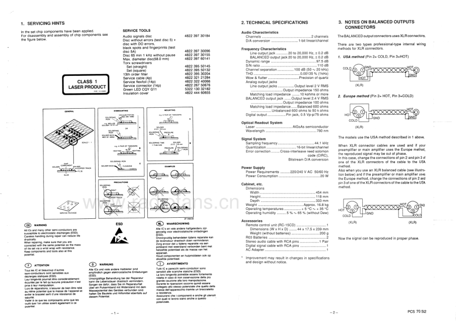 Marantz-CD15-cd-sm 维修电路原理图.pdf_第3页