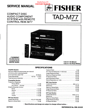 Fisher-TADM77-cs-sm维修电路原理图.pdf