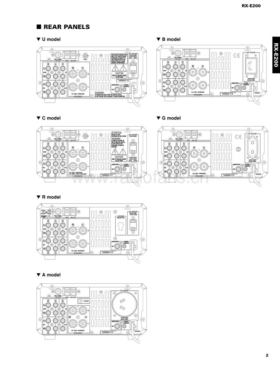 Yamaha-NXE200-cs-sm 维修电路原理图.pdf_第3页