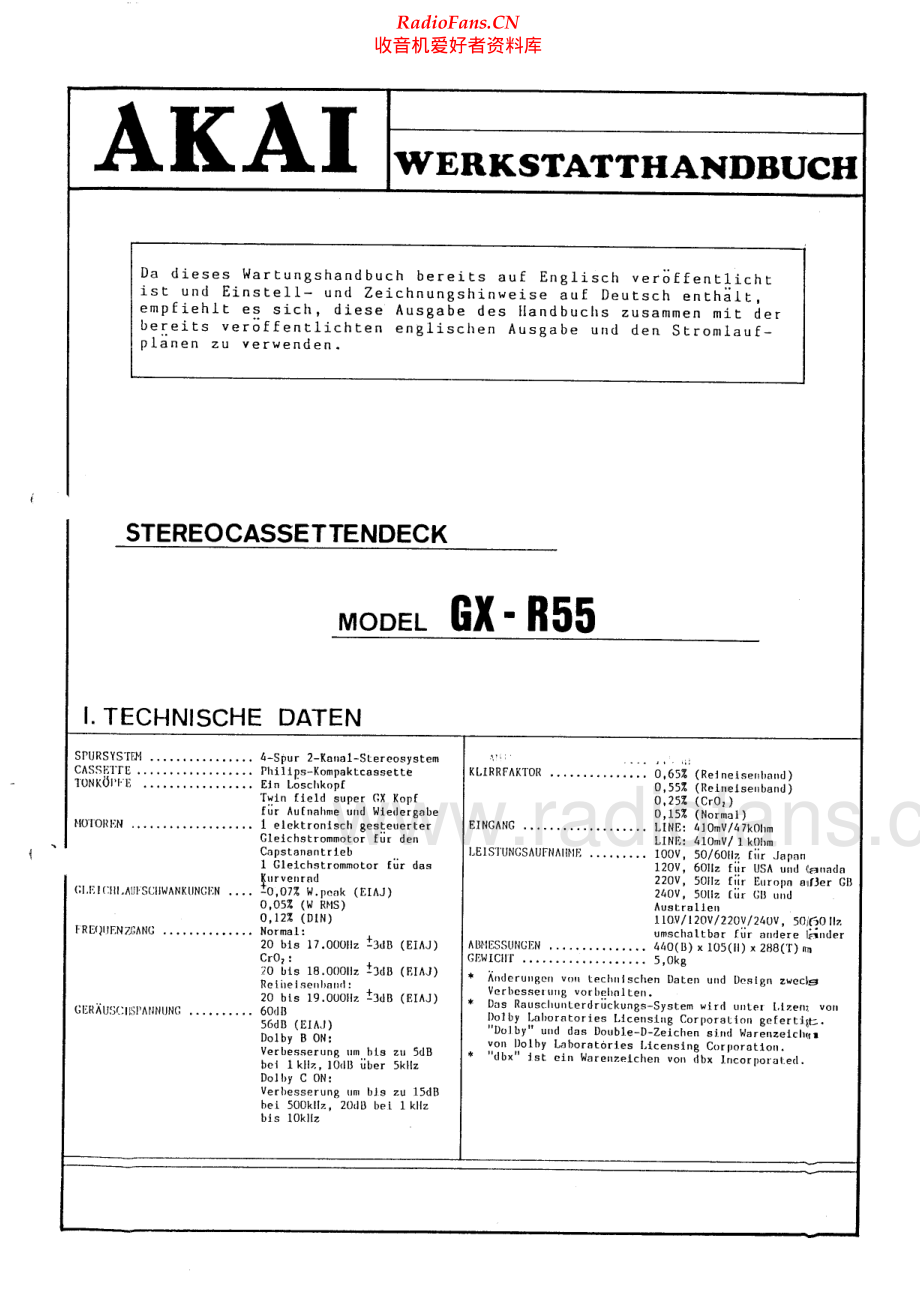 Akai-GXR55-tape-sm维修电路原理图.pdf_第3页