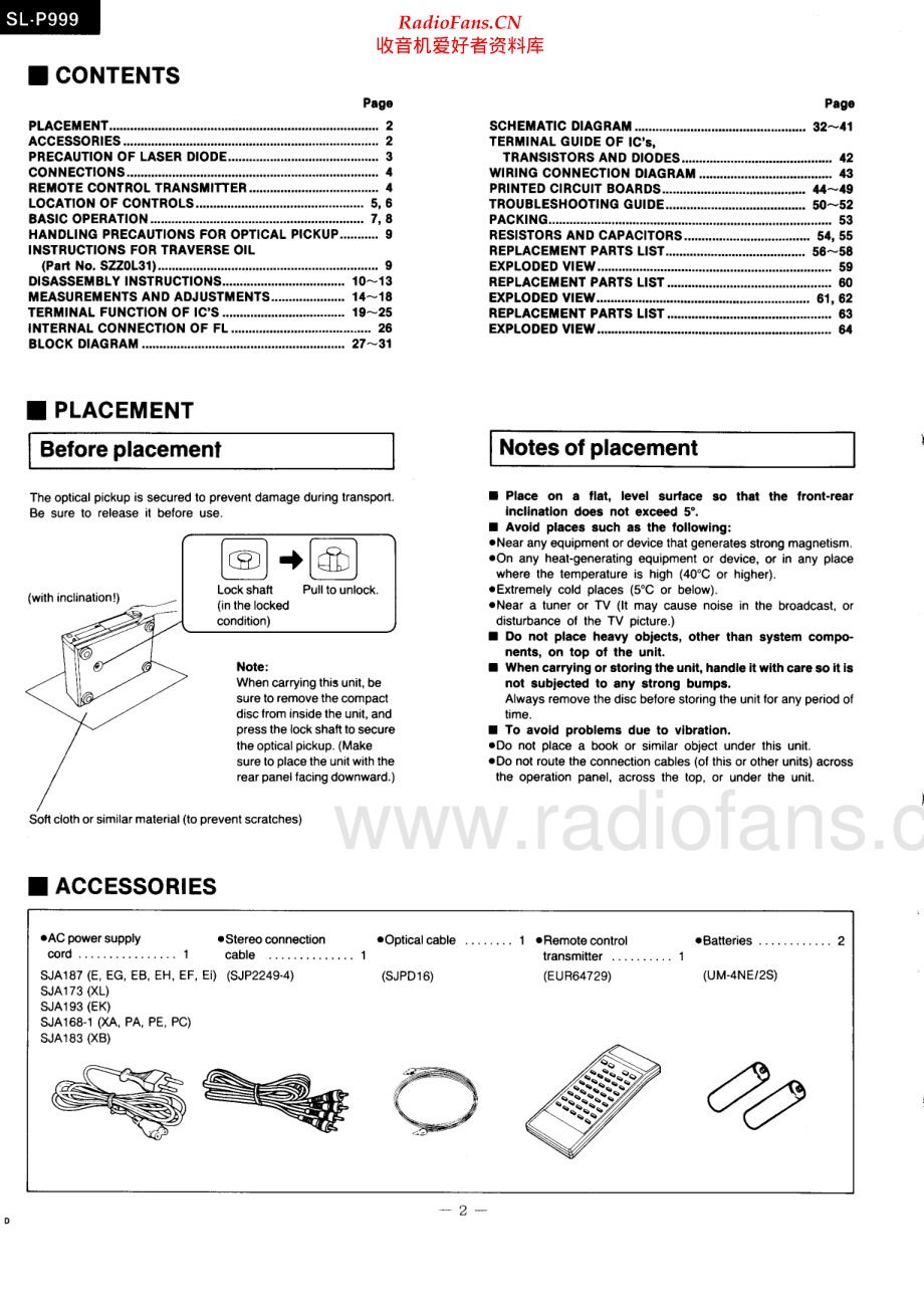 Technics-SLP999-cd-sm 维修电路原理图.pdf_第2页