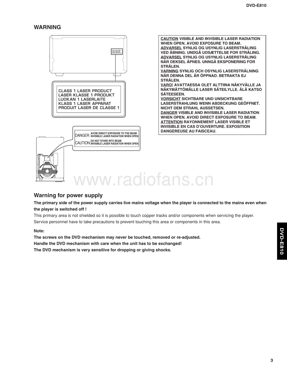 Yamaha-DVDE810-cs-sm 维修电路原理图.pdf_第3页