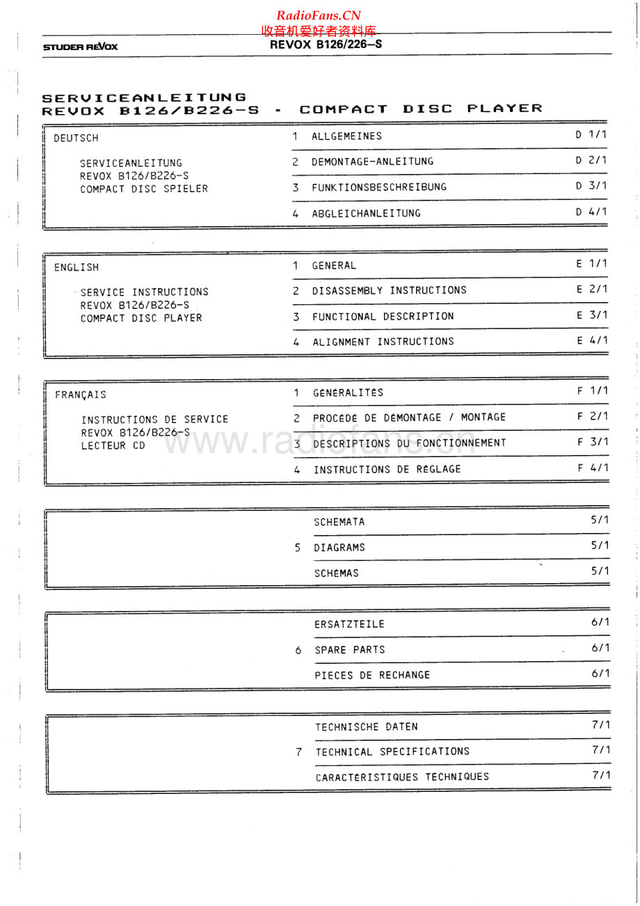 Revox-B126-cd-sm 维修电路原理图.pdf_第2页