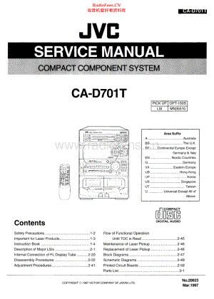 JVC-CAD701T-cs-sm 维修电路原理图.pdf