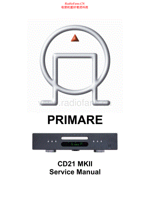 Primare-CD21_MKII-cd-sm 维修电路原理图.pdf