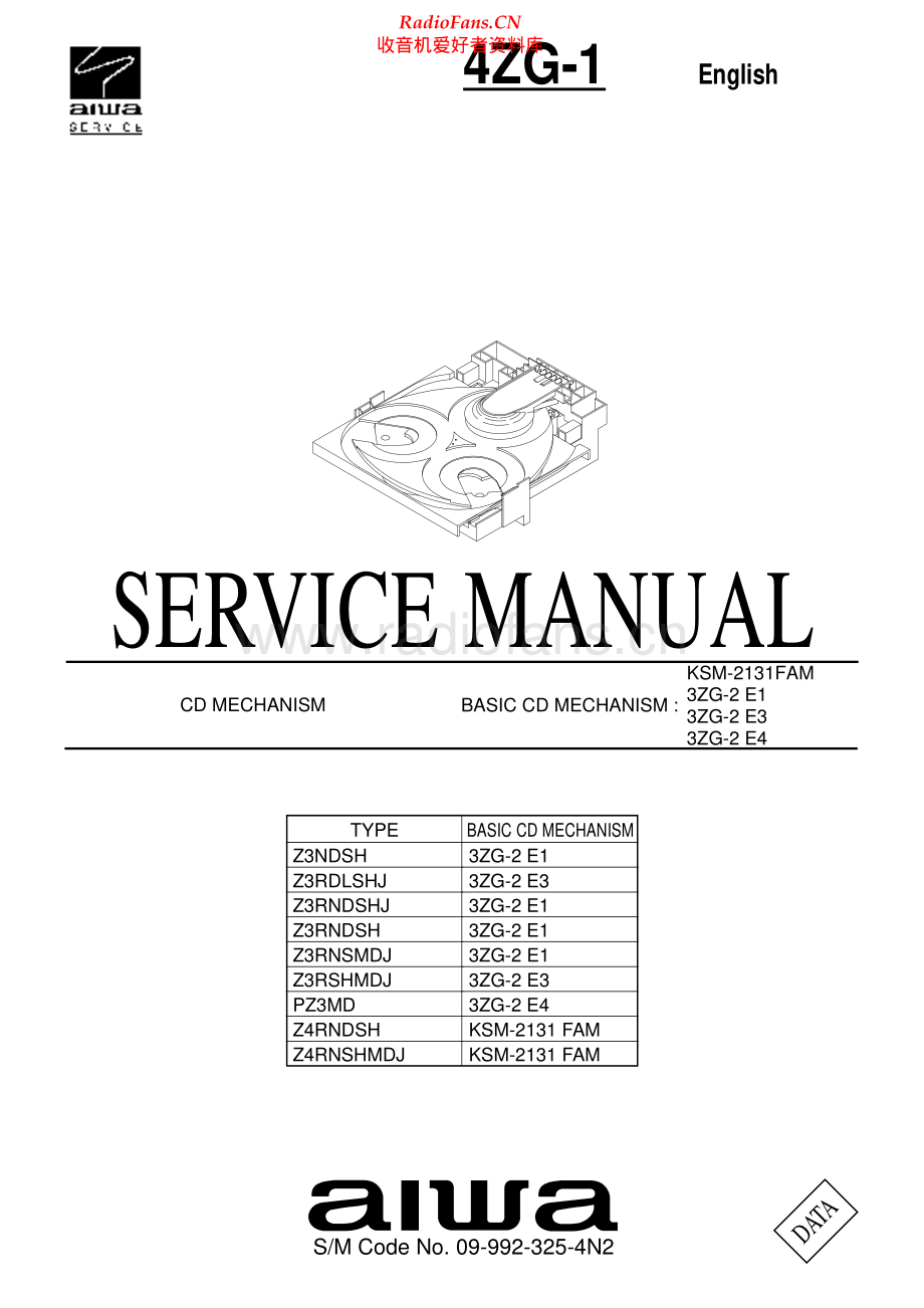 Aiwa-4ZG1-cdm-sm维修电路原理图.pdf_第1页