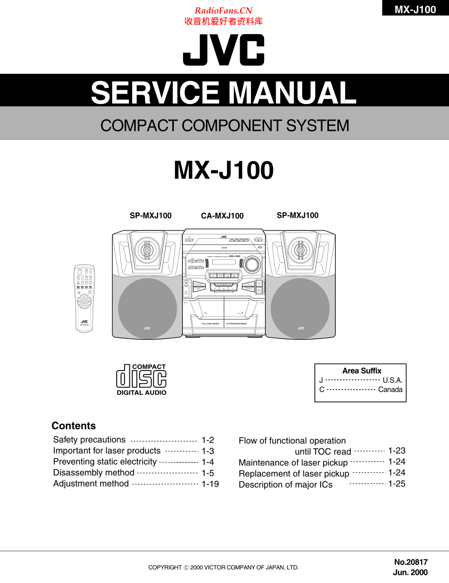 JVC-CAMXJ100-cs-sm 维修电路原理图.pdf_第1页