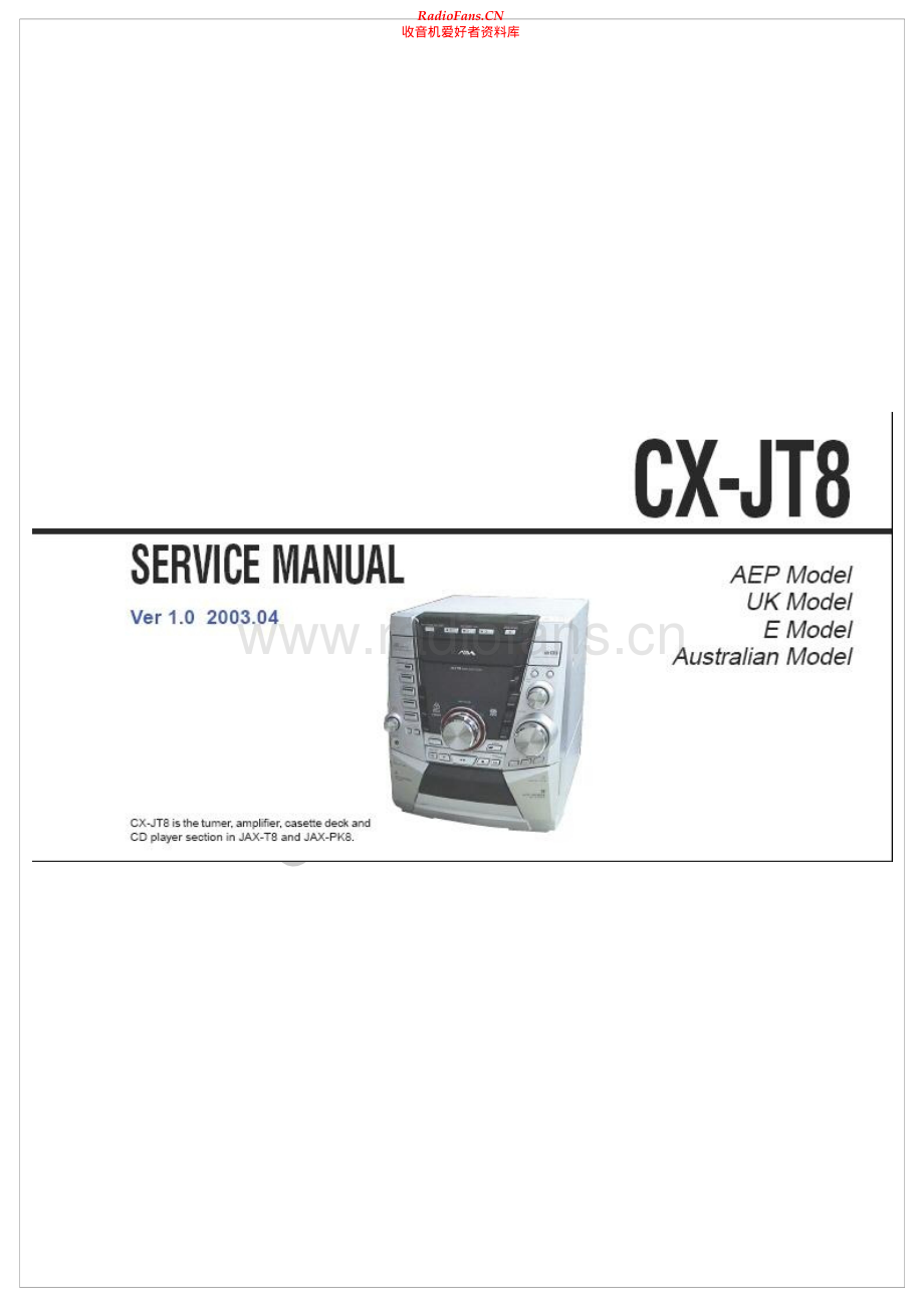 JVC-CXJT8-cs-sm 维修电路原理图.pdf_第1页