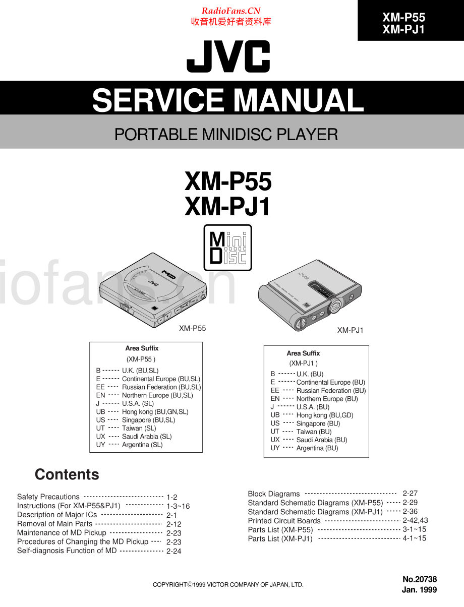 JVC-XMP55-md-sm 维修电路原理图.pdf_第1页