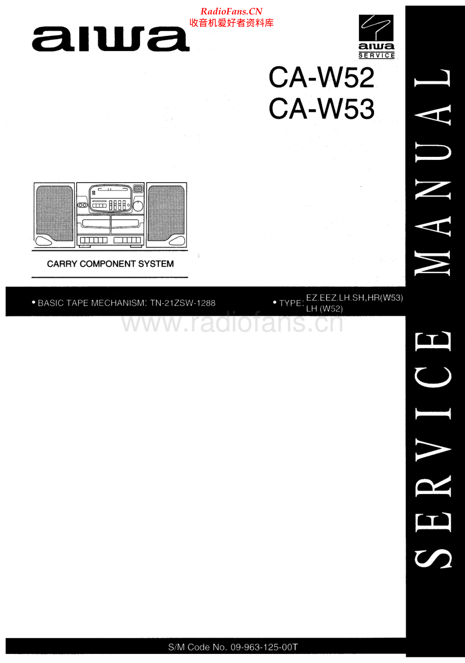 Aiwa-CAW53-cs-sm维修电路原理图.pdf_第1页