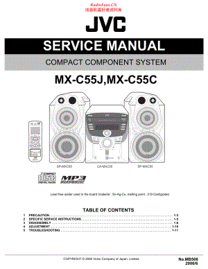 JVC-MXC55C-cs-sm 维修电路原理图.pdf