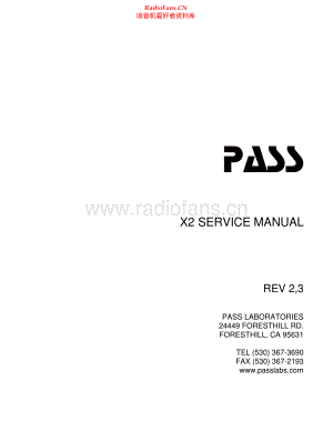 PassLabs-X2-pre-sm 维修电路原理图.pdf