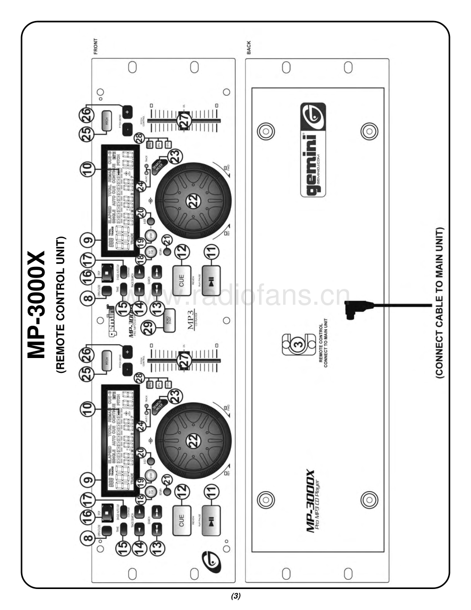 Gemini-MP3000X-cd-sm维修电路原理图.pdf_第3页