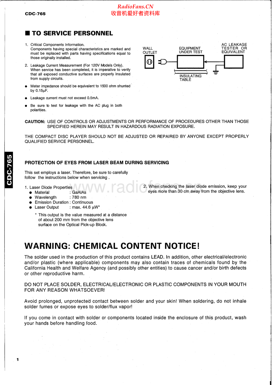 Yamaha-CDC765-cd-sm 维修电路原理图.pdf_第2页