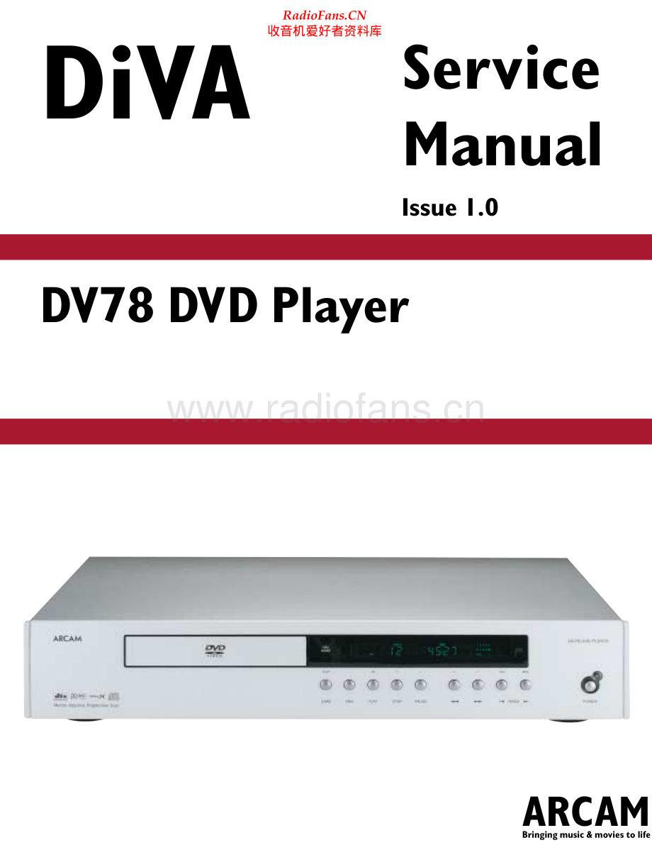 Arcam-DV78-dvd-sm维修电路原理图.pdf_第1页